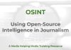 Open-source intelligence (OSINT) in journalism Open-source intelligence - a MHM training article graphic