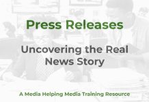 How to deal with press releases Press Releases - a MHM training article graphic