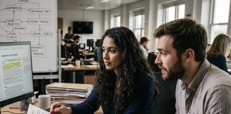The role of the investigative journalism sub-editor Image of journalists checking a story created using Gemini AI
