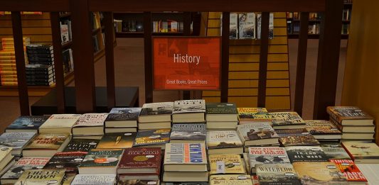 Image of history books by Raysonho released via Creative Commons CC 1.0