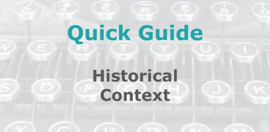 Graphic for Quick Guide on adding historical context