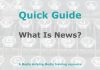Quick Guide: How to identify news